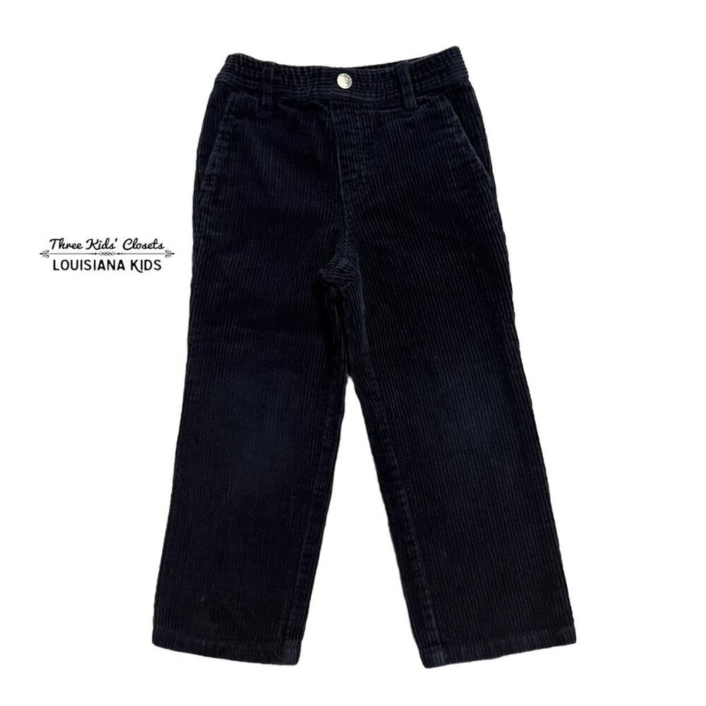 E-Land Boys 4T Navy Corduroy Dress Pants Slacks